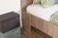 Doppelbett Selun 20, Farbe: Eiche Trüffel - 180 x 200 cm (B x L)