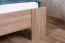 Doppelbett Selun 20, Farbe: Eiche Trüffel - 180 x 200 cm (B x L)