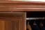 Schlafzimmer - Kleiderschrank, Farbe: Dunkelbraun - 211 x 208 x 62 cm (H x B x T)