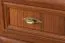 Schlafzimmer - Kleiderschrank, Farbe: Dunkelbraun - 211 x 208 x 62 cm (H x B x T)