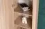Schrank Lorengau 32, Farbe: Sonoma Eiche - Abmessungen: 202 x 58 x 40 cm (H x B x T)