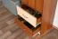 Schrank Pasuruan 01, Farbe: Nuss / Ahorn - Abmessungen: 195 x 54 x 37 cm (H x B x T)