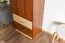 Schrank Pasuruan 01, Farbe: Nuss / Ahorn - Abmessungen: 195 x 54 x 37 cm (H x B x T)