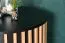 Couchtisch Cikarang 10, Farbe: Schwarz / Eiche - Abmessungen: 68 x 68 x 54 cm (B x T x H)