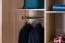 Drehtürenschrank / Kleiderschrank Kerowagi 10, Farbe: Sonoma Eiche - Abmessungen: 200 x 90 x 55 cm (H x B x T)