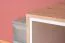 Schreibtisch Cianjur 05, Farbe: Eiche / Weiß - Abmessungen: 77 x 120 x 75 cm (H x B x T)