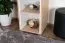 Regal Cianjur 08, Farbe: Eiche / Weiß - Abmessungen: 209 x 40 x 40 cm (H x B x T)