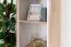 Regal Cianjur 08, Farbe: Eiche / Weiß - Abmessungen: 209 x 40 x 40 cm (H x B x T)