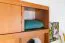 Schrank / Garderobe Paseh 04, Farbe: Erle - Abmessungen: 220 x 100 x 40 cm (H x B x T)