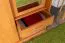 Schrank / Garderobe Paseh 04, Farbe: Erle - Abmessungen: 220 x 100 x 40 cm (H x B x T)