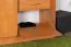Schrank / Garderobe Paseh 04, Farbe: Erle - Abmessungen: 220 x 100 x 40 cm (H x B x T)
