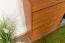 Schuhschrank Pamanukan 02, Farbe: Erle - Abmessungen: 98 x 82 x 25 cm (H x B x T)