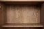 Vitrine Fazenda 21, Farbe: Dunkelbraun, Eiche teilmassiv – 135 x 61 x 41 cm (H x B x T)