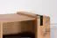 Highboard Atule 04, Farbe: Eiche / Grau - Abmessungen: 137 x 90 x 42 cm (H x B x T)