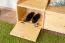 Garderobe Kiefer massiv Vollholz natur 29A - Abmessung 200 x 113 x 35 cm