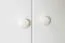 Große weiße Garderobe 29B mit Spiegel Kiefer Massivholz, 200 x 114 x 37 cm, 5 Haken, 1 Schublade, sehr geräumig, praktische Ablage, hochwertig verarbeitet