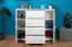 Kommode Kiefer massiv Vollholz Weiß Junco 167 - Abmessung: 100 x 120 x 47 cm (H x B x T)