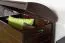 Truhe Kiefer massiv Vollholz Walnussfarben 183 – Abmessung 77 x 54 x 50 cm