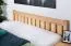 Doppelbett / Gästebett Buche massiv Vollholz natur 106, inkl. Lattenrost - Abmessung 160 x 200 cm