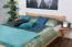 Doppelbett / Gästebett Buche massiv Vollholz natur 106, inkl. Lattenrost - Abmessung 160 x 200 cm