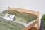 Buche Bettgestell 160 x 200 cm Natur