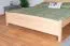 Buche Bettgestell 160 x 200 cm Natur