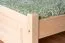 Doppelbett / Gästebett Buche massiv Vollholz natur 117, inkl. Lattenrost - Abmessung 160 x 200 cm