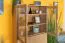 Vitrine Eiche massiv natur Aurornis 26 - Abmessungen: 166 x 96 x 40 cm (H x B x T)