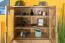Vitrine Eiche massiv natur Aurornis 26 - Abmessungen: 166 x 96 x 40 cm (H x B x T)