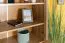 Vitrine Eiche massiv natur Aurornis 26 - Abmessungen: 166 x 96 x 40 cm (H x B x T)