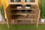 Vitrine Eiche massiv natur Aurornis 26 - Abmessungen: 166 x 96 x 40 cm (H x B x T)