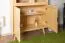 Vitrine Kiefer massiv natur Aurornis 26 - Abmessungen: 166 x 96 x 40 cm (H x B x T)
