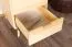 Schreibtisch Kiefer massiv natur Aurornis 69 - Abmessungen: 75 x 142 x 55 cm (H x B x T)