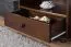 TV-Unterschrank Kiefer massiv Vollholz Walnussfarben Junco 200 - Abmessung 46 x 72 x 44 cm