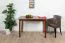 Tisch Kiefer massiv Vollholz Nussfarben Junco 228C (eckig) - 120 x 70 cm (B x T)