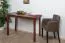 Tisch Kiefer massiv Vollholz Nussfarben Junco 228C (eckig) - 120 x 70 cm (B x T)