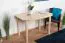 Holztisch Tisch 75x120 cm Kiefer massiv, Farbe: Natur