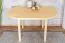 Holztisch Tisch 75x130 cm Kiefer massiv, Farbe: Natur