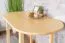 Holztisch Tisch 75x130 cm Kiefer massiv, Farbe: Natur