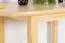 Holztisch Tisch 75x140 cm Kiefer massiv, Farbe: Natur