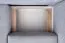 Ecksofa ausziehbar Luanda 80, Farbe: Hellgrau - Abmessungen: 215 x 165 cm B x T)