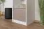 Regal Alwiru 08, Farbe: Kiefer Weiß / Grau - 197 x 50 x 44 cm (H x B x T)