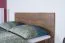 Doppelbett Selun 20, Farbe: Eiche Dunkelbraun - 180 x 200 cm (B x L)