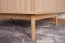 Zweiseitiger Couchtisch Acrab 06 mit 2 Schubladen, 53x 106 x 64, 2 Türen, 2 Kipptüren, Eiche Cremona, passend für Staubsaugroboter, geriffelte Fronten