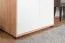 Drehtürenschrank / Kleiderschrank 12, Farbe: Buche / Weiß - 198 x 84 x 56 cm (H x B x T)