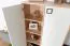 Kinderzimmer - Kommode Benjamin 27, Farbe: Buche / Weiß - 134 x 86 x 37 cm (H x B x T)