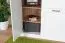 Kommode Lotofaga 11, Farbe: Weiß / Walnuss - 102 x 167 x 48 cm (H x B x T)