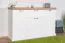 Kommode Lotofaga 11, Farbe: Weiß / Walnuss - 102 x 167 x 48 cm (H x B x T)