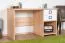 Kinderzimmer - Schreibtisch Benjamin 28, Farbe: Buche / Weiß - 74 x 125 x 60 cm (H x B x T)
