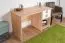 Kinderzimmer - Schreibtisch Benjamin 28, Farbe: Buche / Weiß - 74 x 125 x 60 cm (H x B x T)